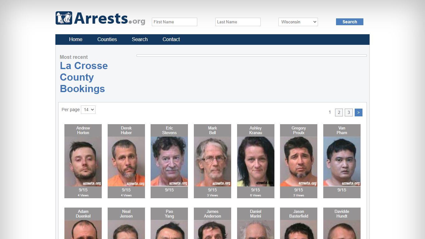 La Crosse County Arrests and Inmate Search